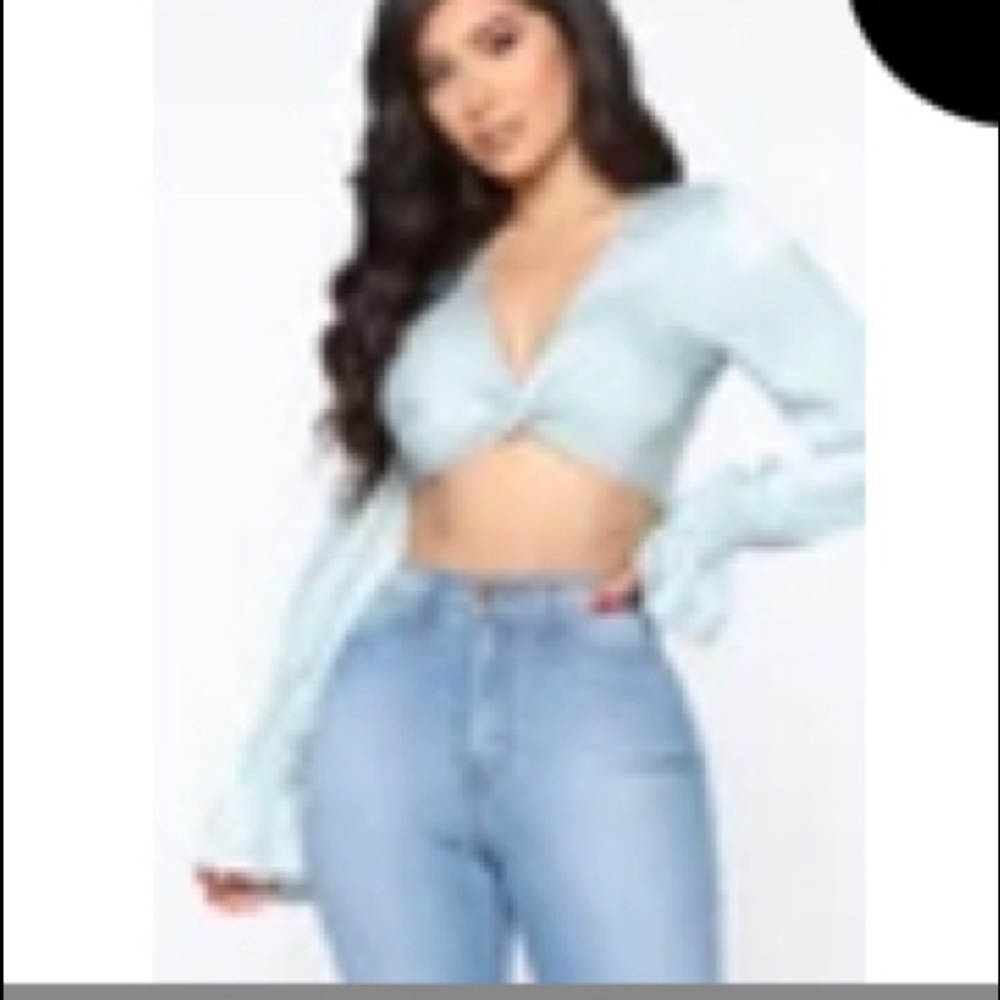 Satin crop top
